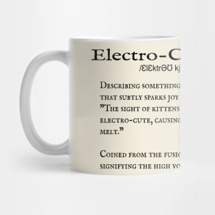 Electro-Cute: Dictionary Entry Mug